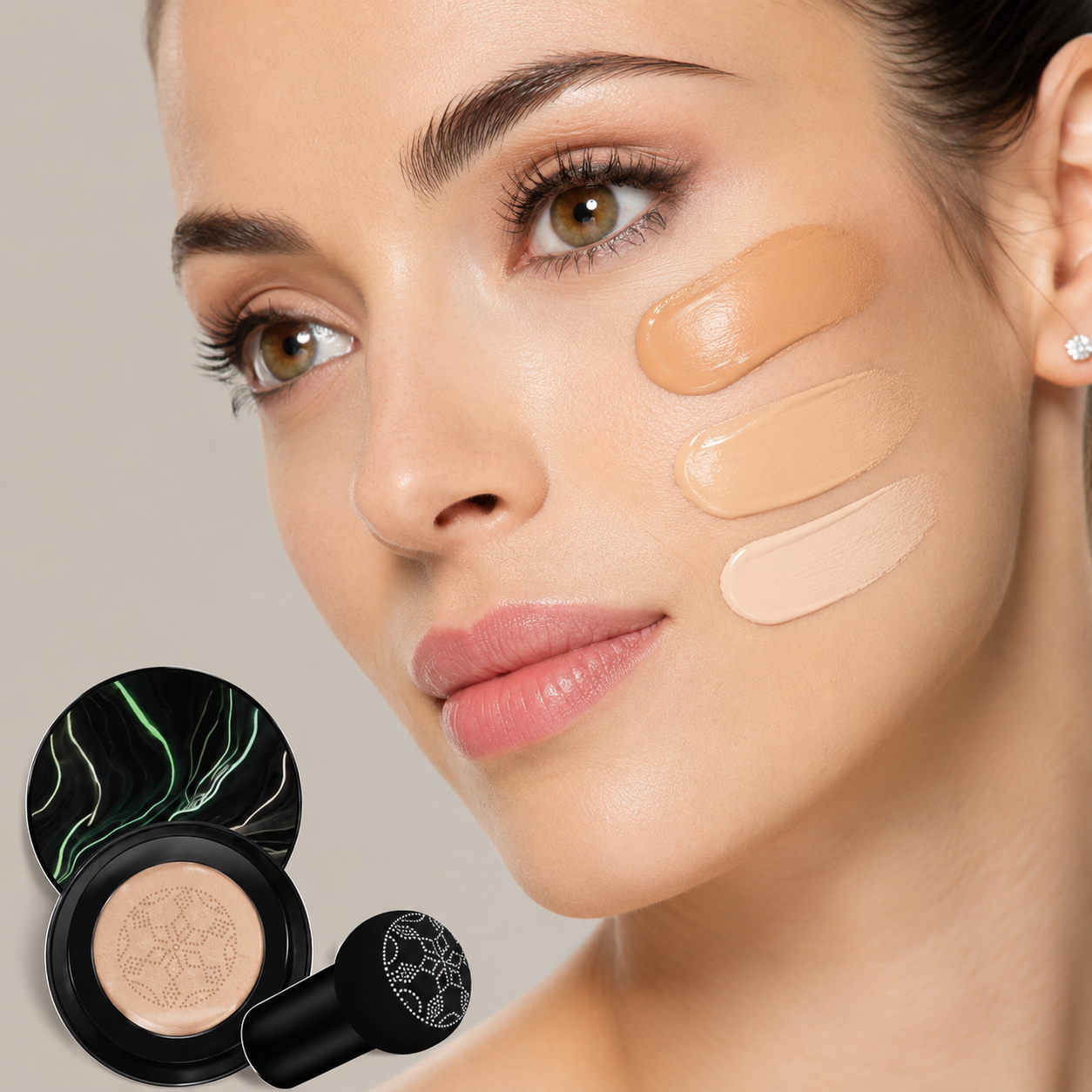 Base de Maquillaje Moisture Cushion — Cobertura Natural