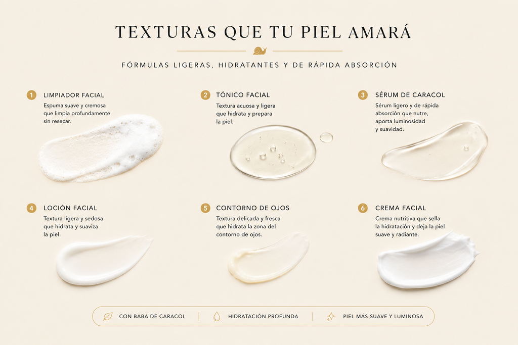 Kit Coreano Bioaqua Mucina de Caracol 6 Pasos
